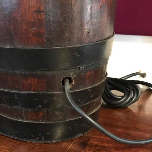 Antique Scotch Whisky  Barrel Lamp image-4
