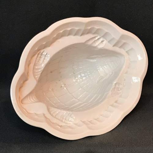 Shelley Large 19th Century Armadillo Jelly Mould image-1