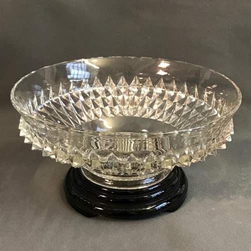 Bagley English 1930s Clear Glass Bowl image-1