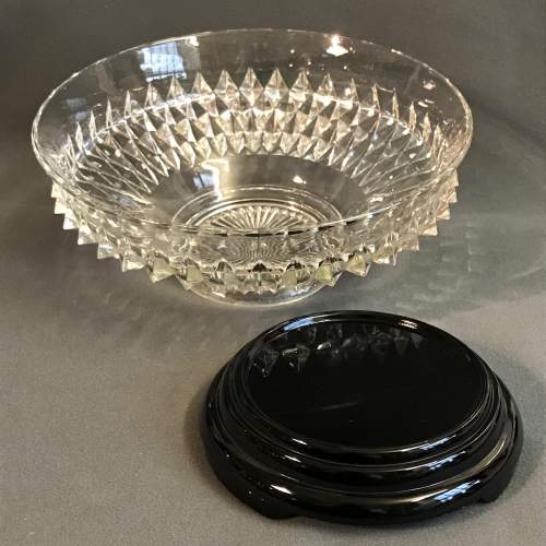 Bagley English 1930s Clear Glass Bowl image-3