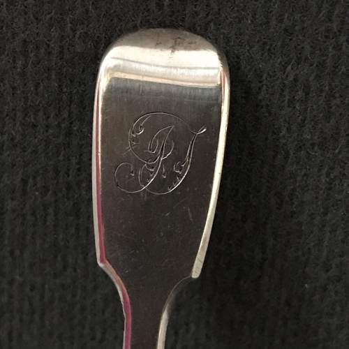 Late 19th Century Silver Caddy Spoon image-4