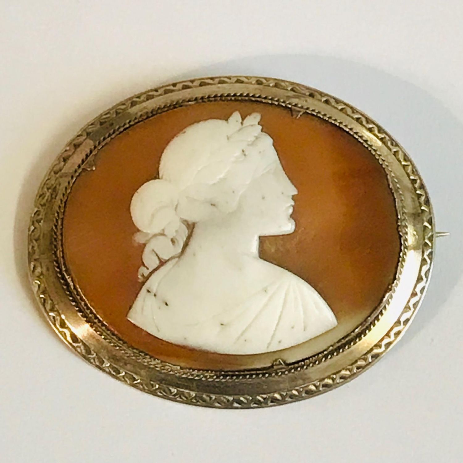 Victorian Silver Shell Cameo Brooch - Jewellery & Gold - Hemswell ...