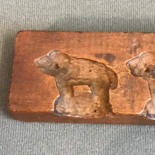 A Rare Victorian Wooden Bear Chocolate Mould image-3