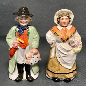 Pair of 19th Century Nodding Figures