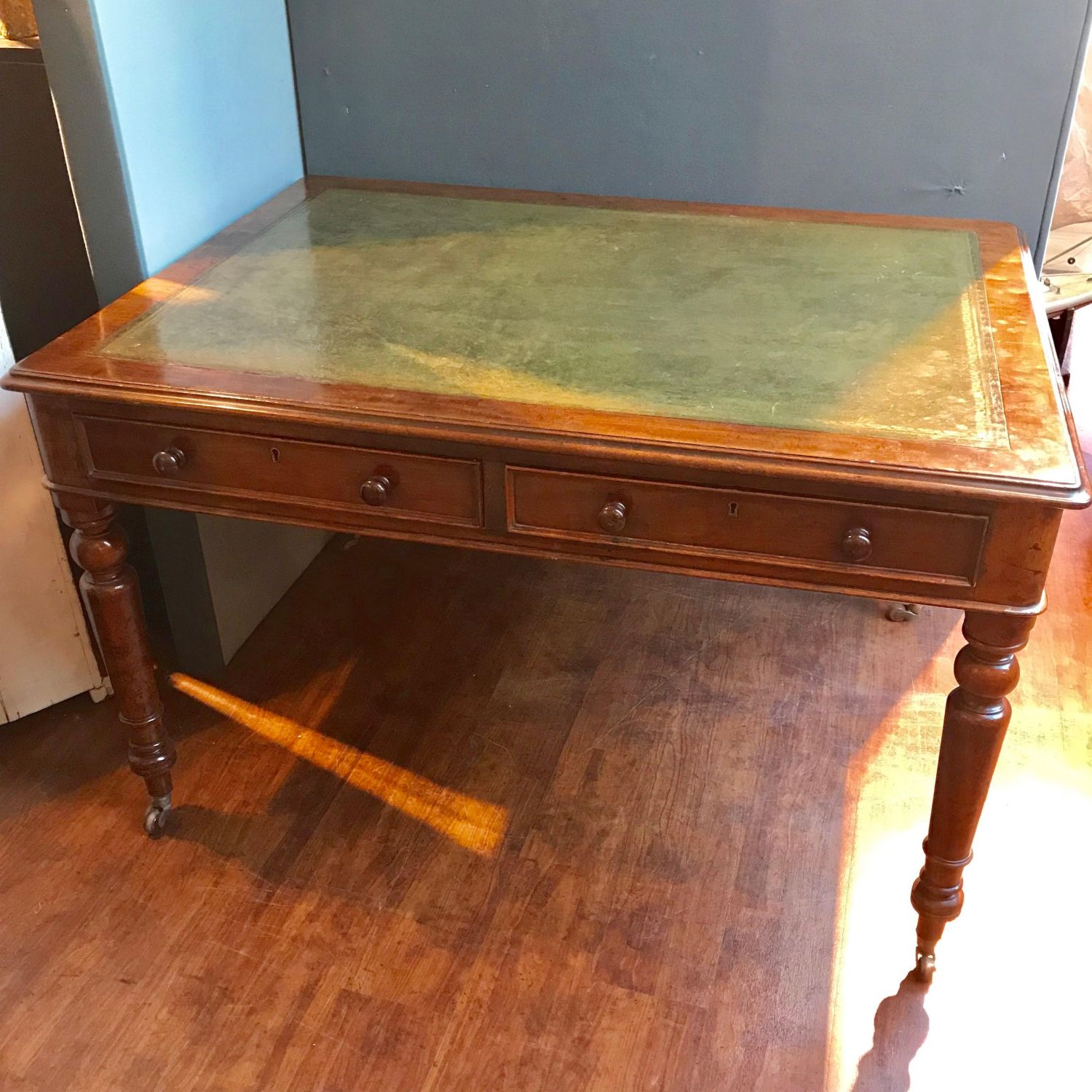 Mid 19th Century Mahogany Writing Table Antique Desks Hemswell