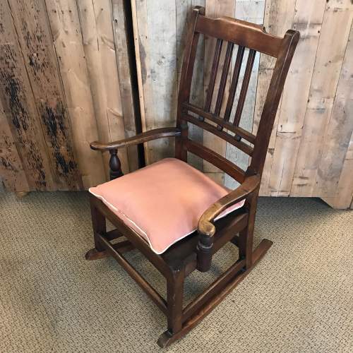 Fruitwood Nursing Rocking Chair image-1