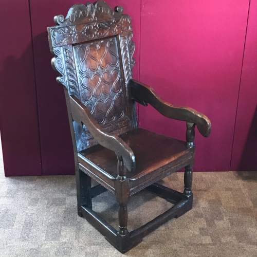 Charles I Period Westmorland Wainscot Chair image-1