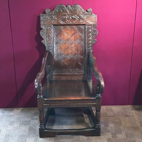 Charles I Period Westmorland Wainscot Chair image-2