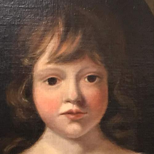 Early 19th Century Oil Painting of Eliza Glanely image-2