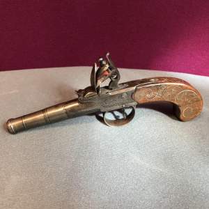 18th Century 54 Bore Flintlock Pistol