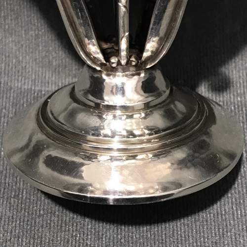 Georg Jensen Silver Bowl On Pedestal image-5