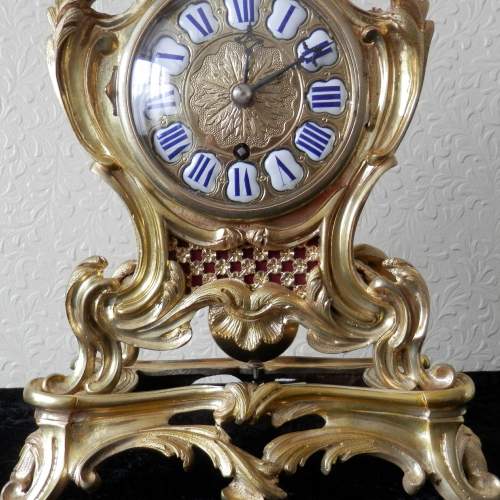 19th Century Gilt Bronze English Clock image-2