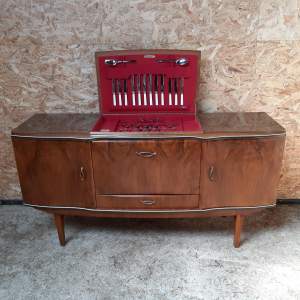 1960's Beautility Sideboard with integral cutlery canteen