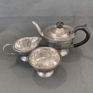 Early 20th Century Silver Three Piece Tea Set
