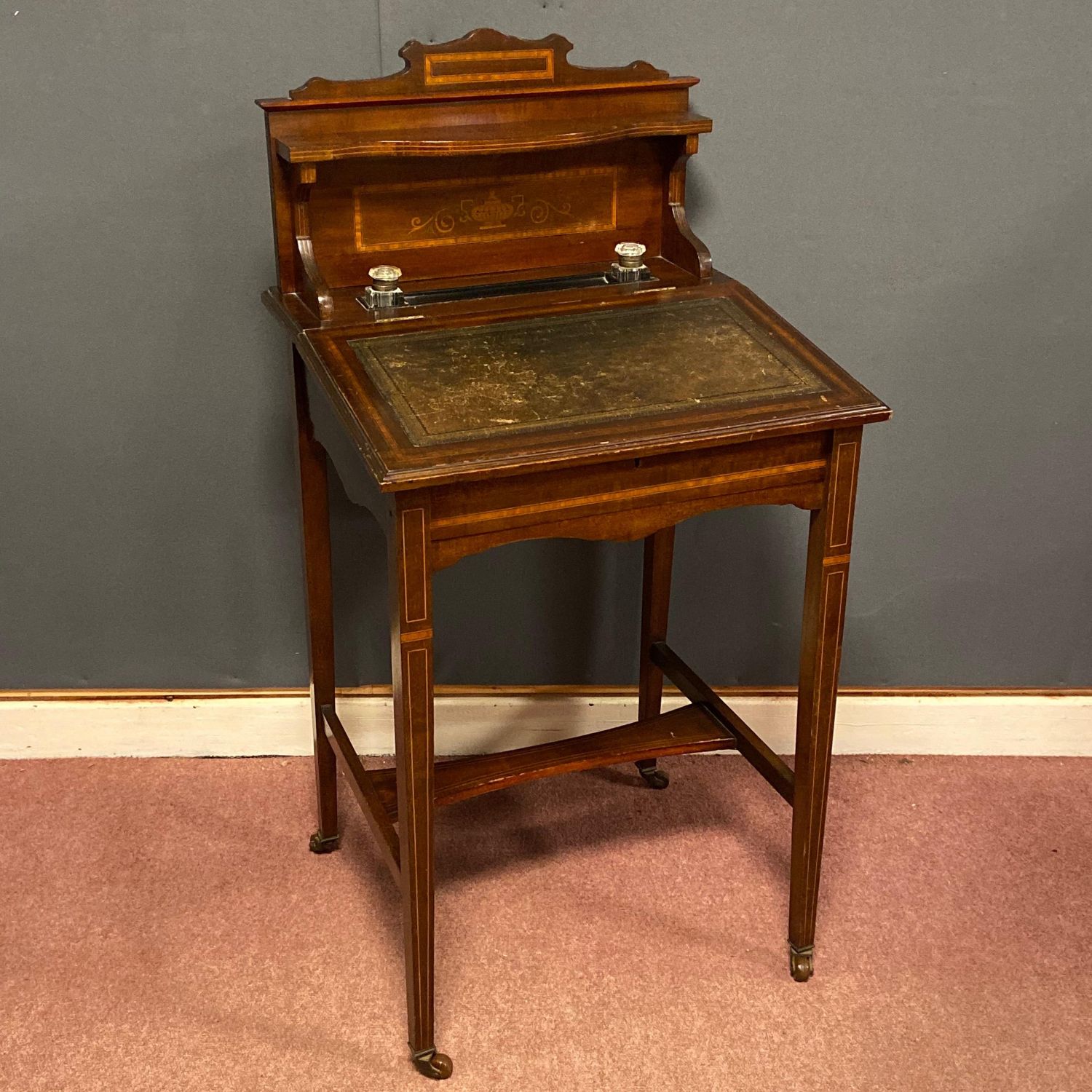 Edwardian Mahogany Writing Desk Antique Desks Hemswell Antique