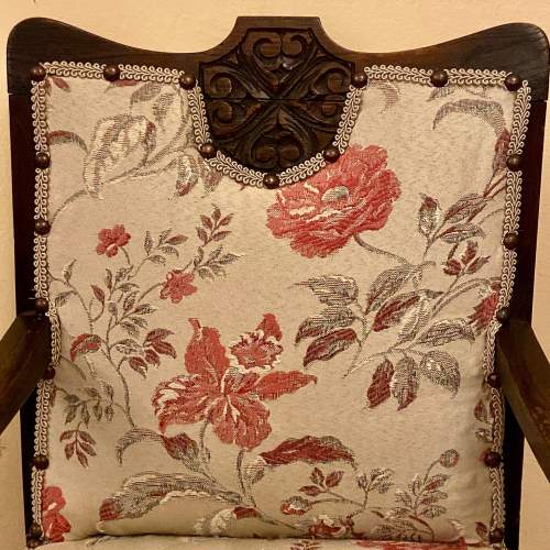 Victorian Upholstered Childs Chair image-2