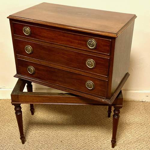 Early 19th Century Mahogany Chest On Stand image-5