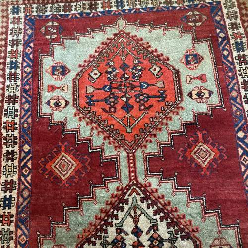 Old Hand Knotted Persian Rug Sarab Stunning Colours And Design image-1
