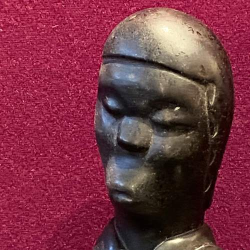 Sylvester Mubayi Springstone Sculpture Sad Woman image-4
