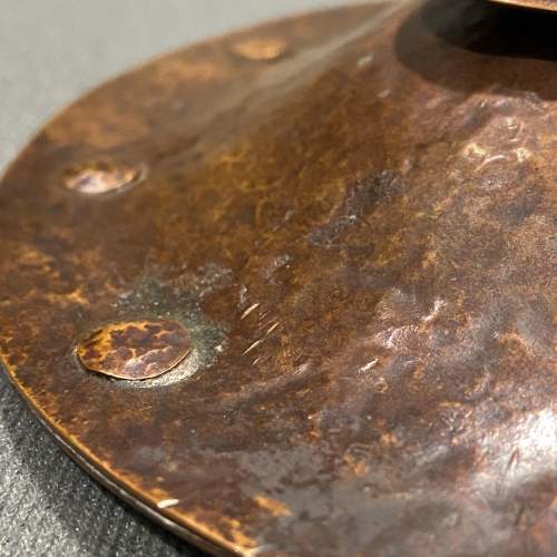 Arts and Crafts Copper and Ruskin Inkwell image-4