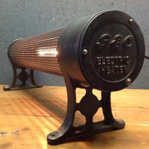 Early Heater by GEC Converted into Unique Lamp