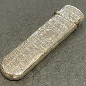 Victorian Silver Spectacle Case