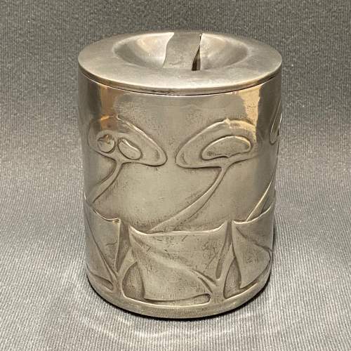 Liberty and Co Archibald Knox Tudric Pewter Tobacco Pot image-1