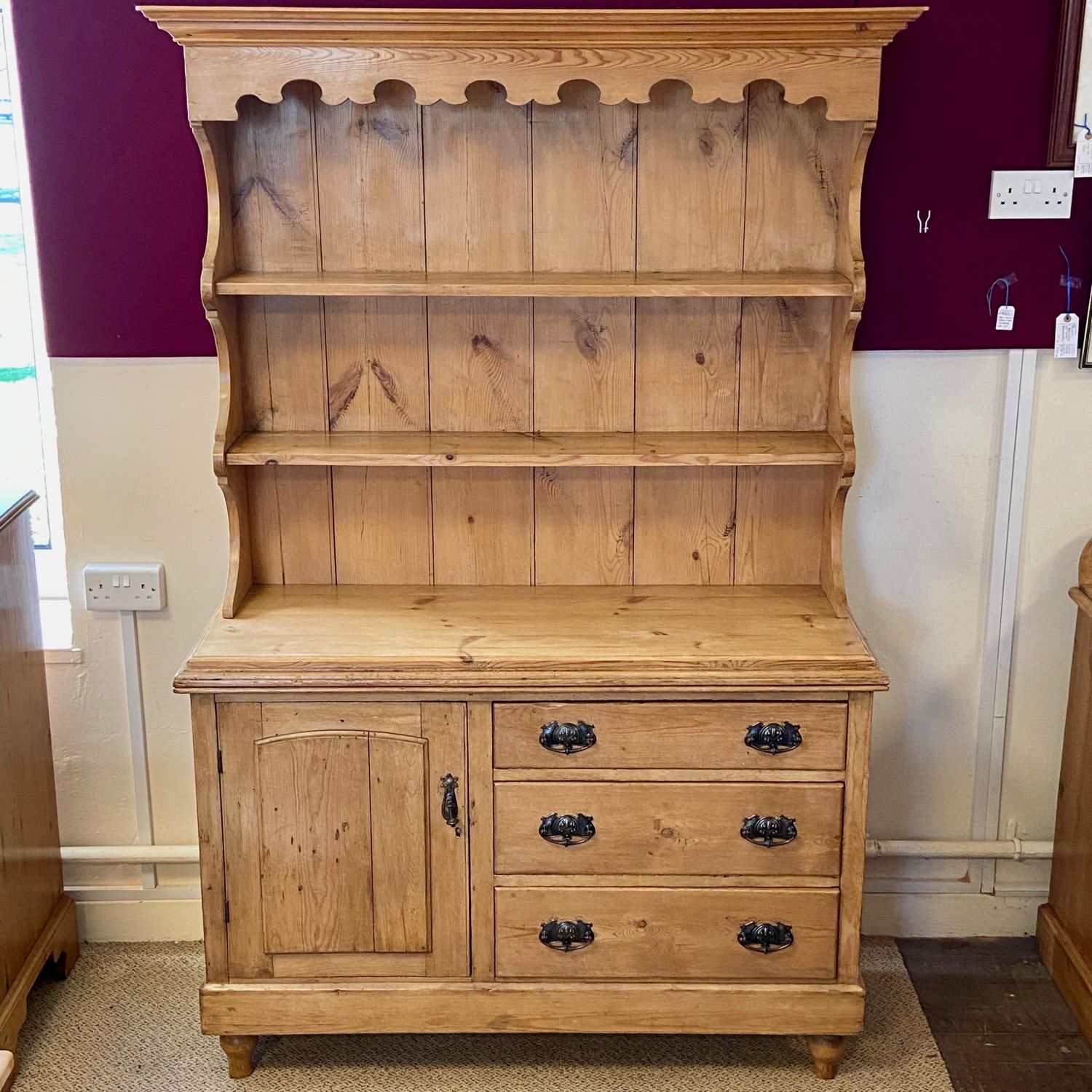 Late Victorian Pine Dresser Antique Dressers Hemswell Antique