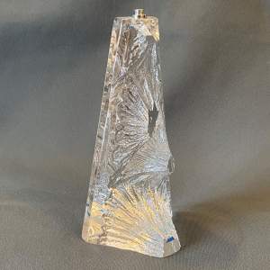 Daum French Crystal Glass Lampbase