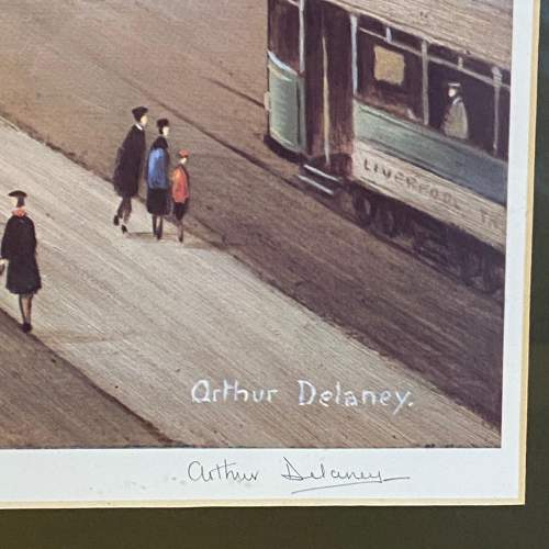 Arthur Delaney Signed Limited Edition Print Lime Street Liverpool image-4