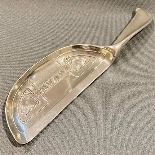Liberty and Co Archibald Knox Tudric Pewter Crumb Scoop image-1