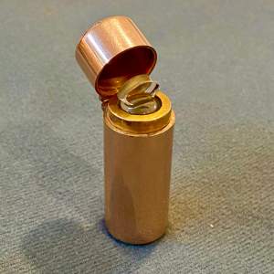 Victorian 9ct Gold Scent Bottle by Sampson Mordan
