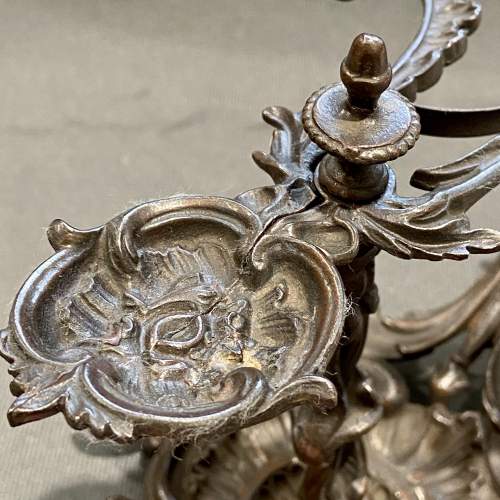 Rare Highly Decorative Victorian Iron Wax Jack image-3