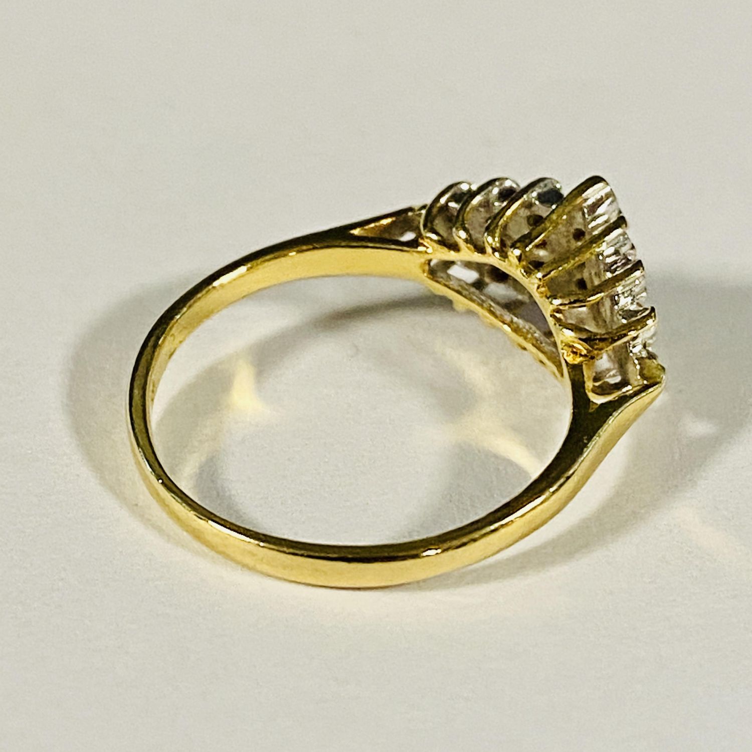 18ct Gold Diamond Cluster Ring - Jewellery & Gold - Hemswell Antique ...