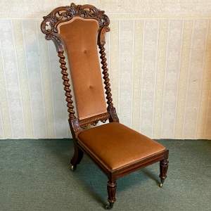 Barleytwist Rosewood Chair