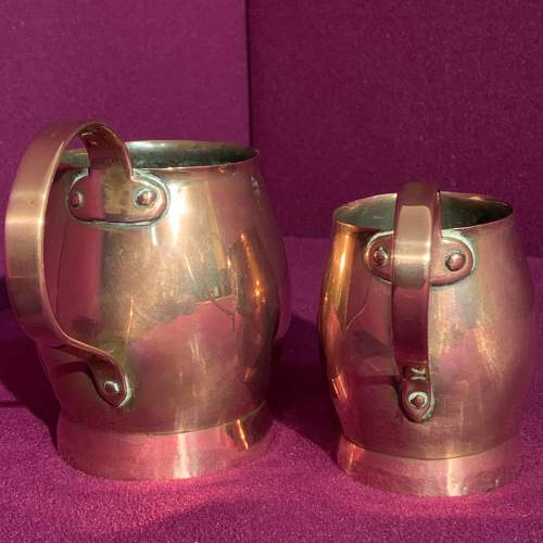 Pair of Early Copper Measures image-2