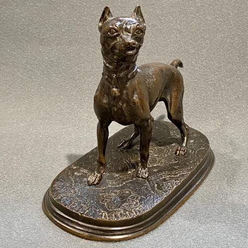 Bronze Figure of a Terrier after PJ Mene image-4