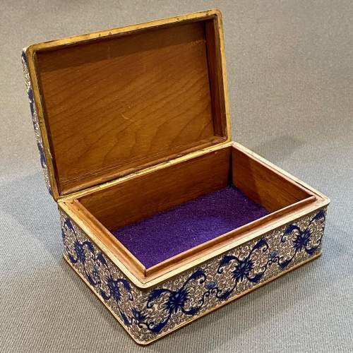 Early 20th Century Japanese Cloisonne Ladies Jewellery Casket image-2