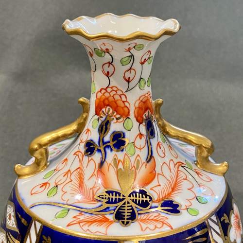 Early 20th Century Royal Crown Derby Handled Vase image-2