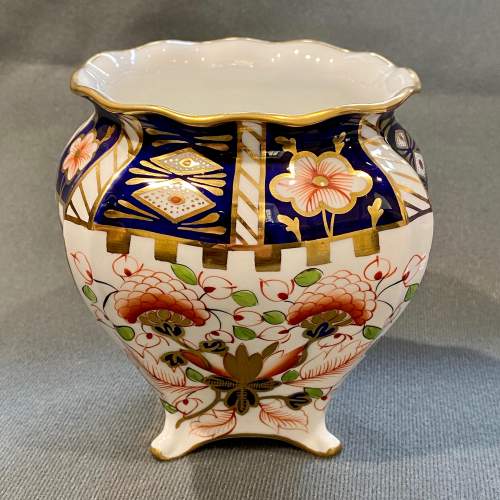 Early 20th Century Royal Crown Derby Footed Vase image-1