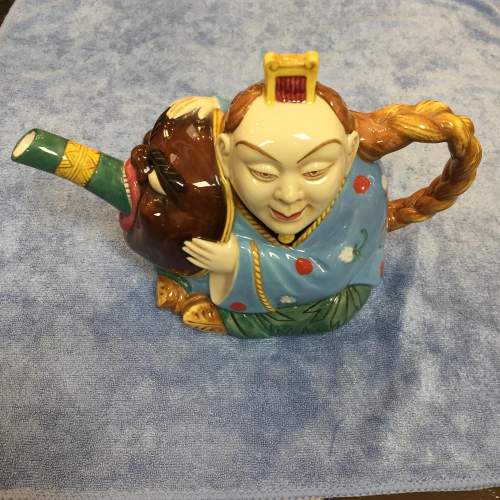 Chinaman Teapot By Minton Collection Series image-1