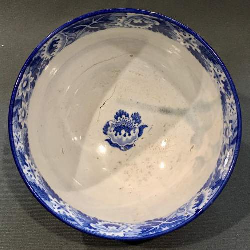Early 19th Century Don Pottery Blue and White Bowl image-3