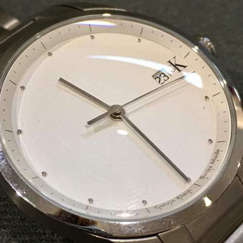 Vintage Mens Calvin Klein Stainless Steel Wrist Watch image-4