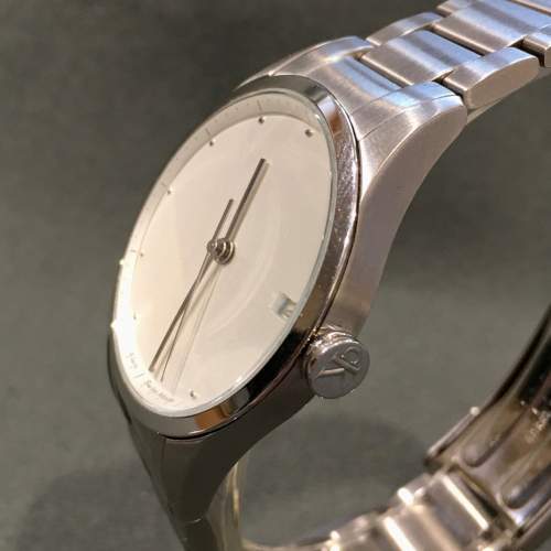 Vintage Mens Calvin Klein Stainless Steel Wrist Watch image-3