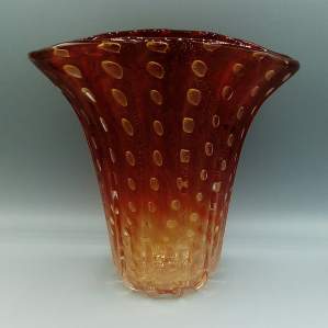 Murano Glass Bubble Vase