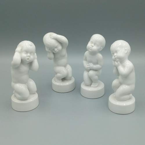 Bing and Grondahl Four Pains Figurines image-1