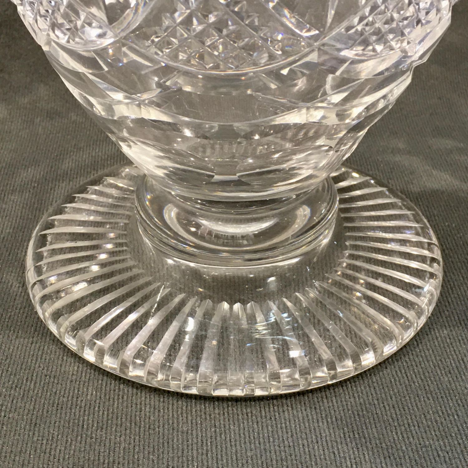 Webb Corbett Cut Crystal Vase - Antiques Posted for £15 - Hemswell ...