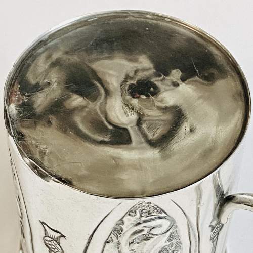 Art Nouveau Silver Chistening Mug image-4