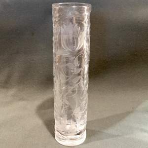 20th Century Bjorn Wilnblad Glass Vase