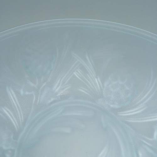 Jobling Frosted Blue Glass Plate image-3
